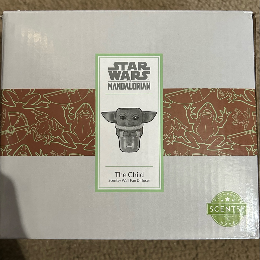 Baby yoda wall fan
